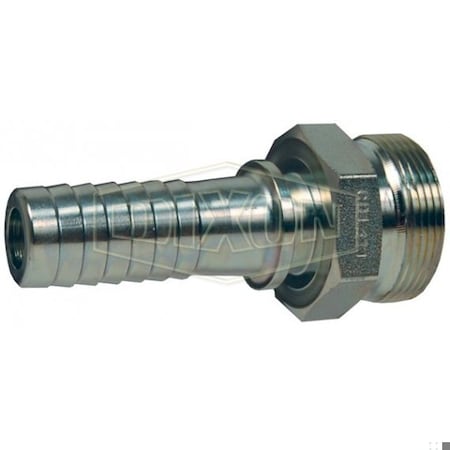 Dixon Boss Hose Spud, 1 in, Spud x Hose Shank, Steel, Domestic GH1311